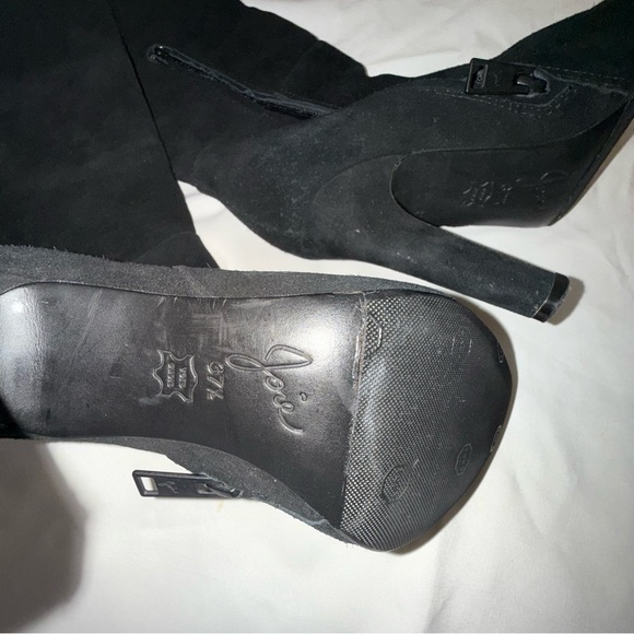 Joie Black Suede Over-the-Knee Boots - Picture 3 of 8